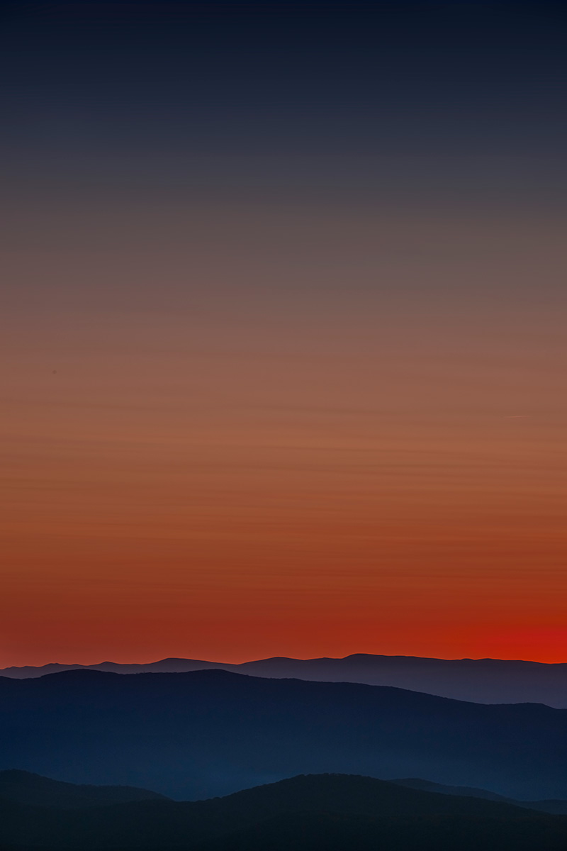 Sunset Vibes, Shenandoah National Park, Virginia — Fine Art Print