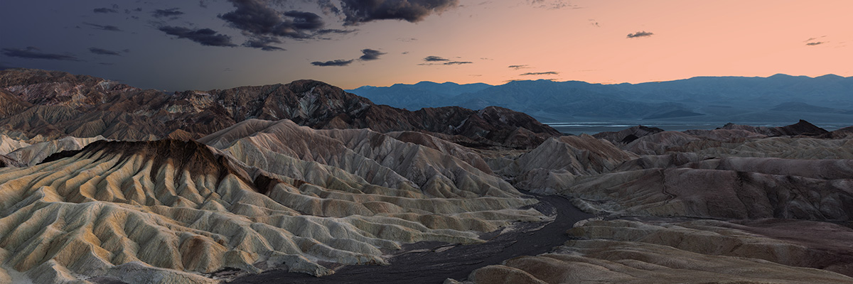 Zabriskie Sunset, Death Valley National Park, California — Fine Art Print